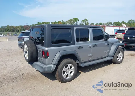 2020 Jeep Wrangler Unlimited Sport S 4X4 из США, поврежденный, VIN 1C4HJXDN0LW199289